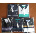 Men's T/C Yarn Dyed Positioned Stripes Polo Shirts